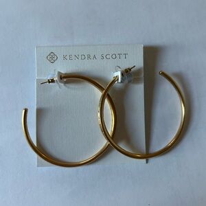 Kendra Scott Earings Hoops Gold